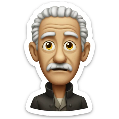 seething man from southern hemisphere sticker