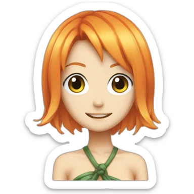 Nami from one piece  sticker