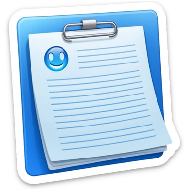 digital document with a blue header sticker