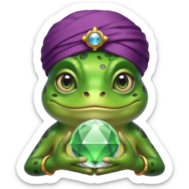 frog-dressed-as-a-fortune-teller- sticker
