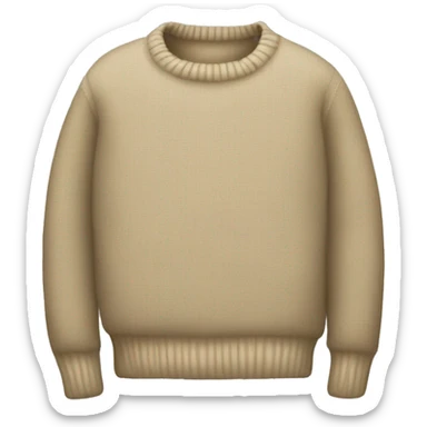Beige sweater  sticker