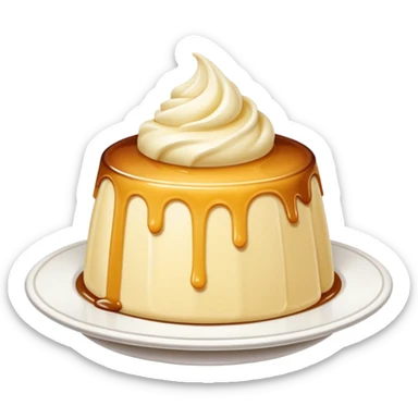 Pudding sticker