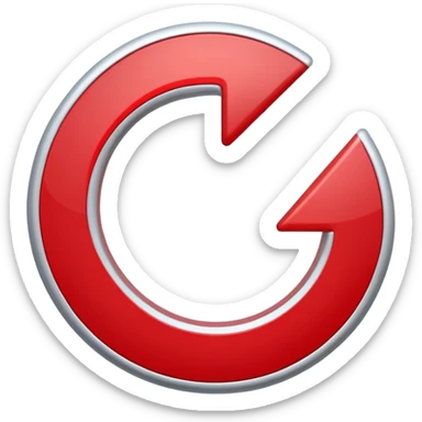 Prompt 15: "Is your backup plan."
Graphic: 🔄 Refresh/loop arrows icon (white with red highlights).
Animation: Arrows rotate smoothly.
Background: Transparent. sticker