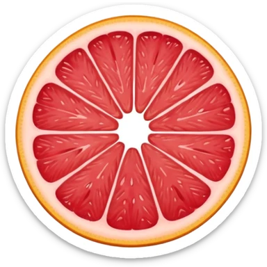 grapefruit sticker