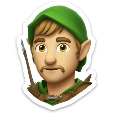 Robin hood sticker