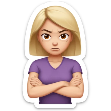 Woman “cock blocking”  sticker