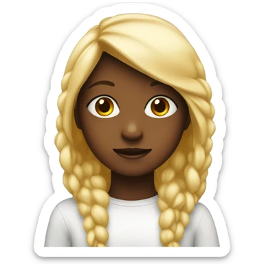 Girl side eying  sticker