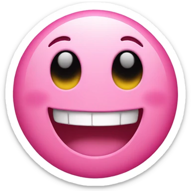 pink smiley face emoji happy shopping fun sticker