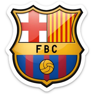 Barcelona logo sticker