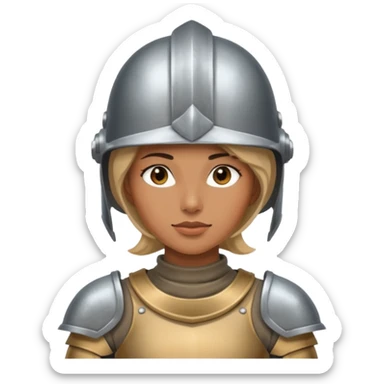 A woman looks like din quijote sticker