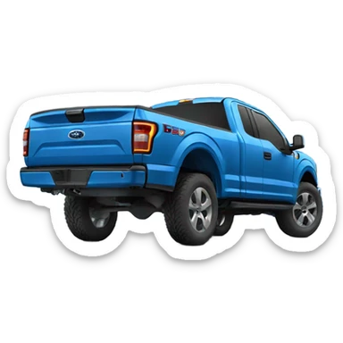 Blue 2021 f150 sticker