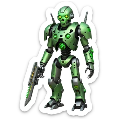 Zombie protogen-primagen-fusion-hybrid, full body sticker