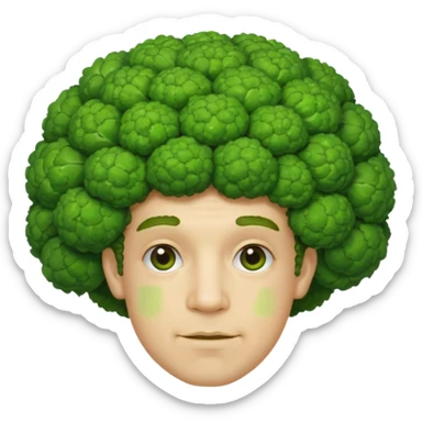 Bro bro brokoli diyen bir brokoli oluştur sticker