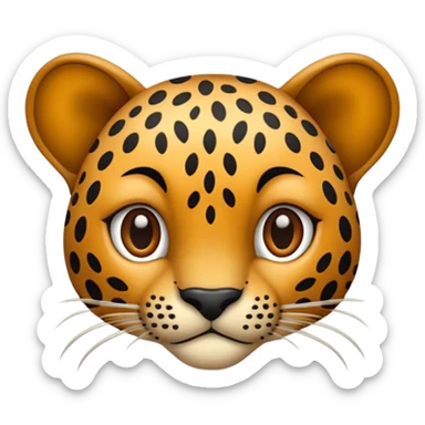 Fiocco leopardato  sticker