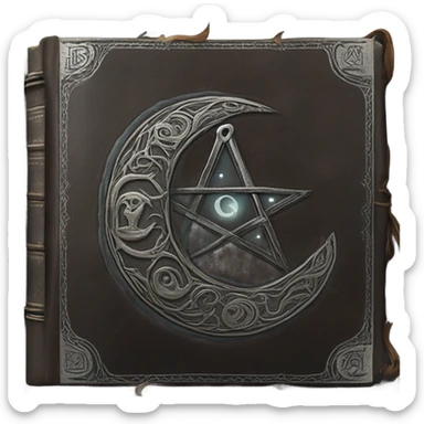 warlock book  sticker