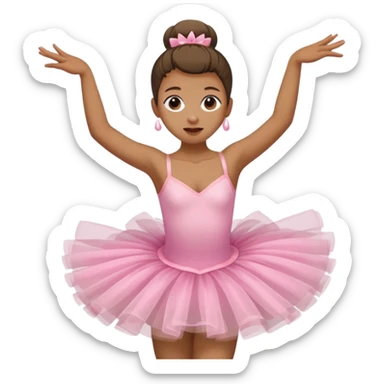 Create an emoji that is rolling his eyes mixed with throwing up and at dance 🩰 sticker