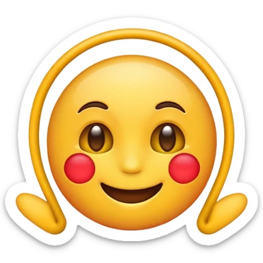 Emoji manière  sticker