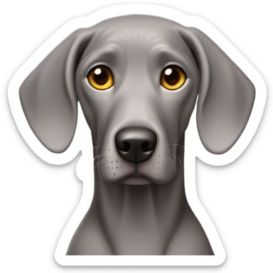 weimaraner sticker