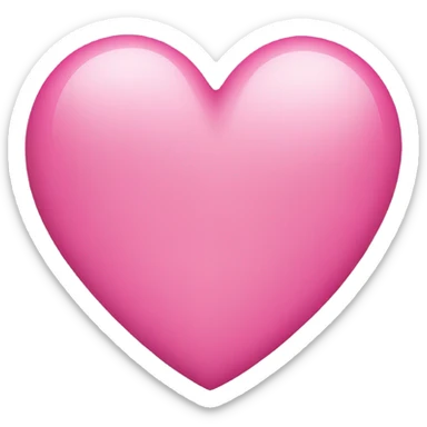 pink heart sticker