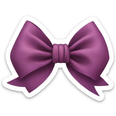 Bow sticker