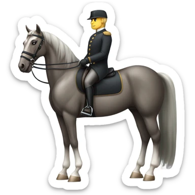 equestrian horse sticker