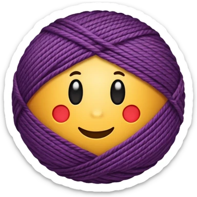 yarn ball sticker