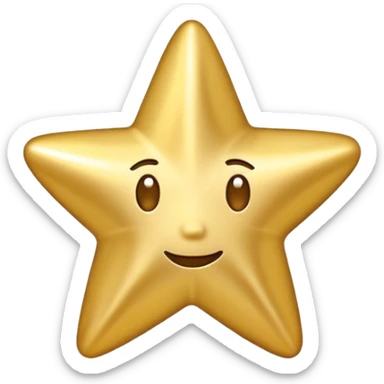 Make me an star emoji with a swirl in it sticker