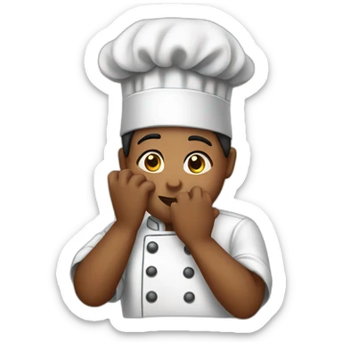 chefs kiss pinched fingers sticker