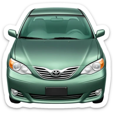 Dark Sliver Green 2003 Toyota Camry sticker