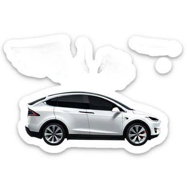 Tesla model x sticker