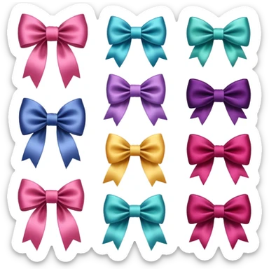 Pretty bows  sticker