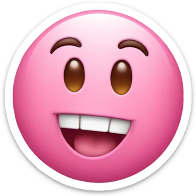 Emoji with heart eyes and Laughing one hand over the mouth sticker