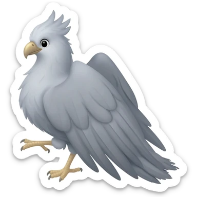 gray phoenix sticker