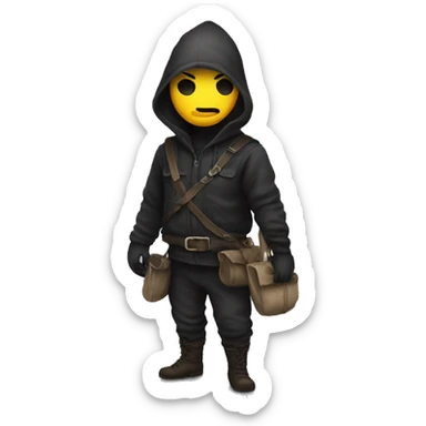 thief witn canvas sticker