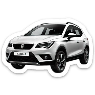 seat arona black sticker