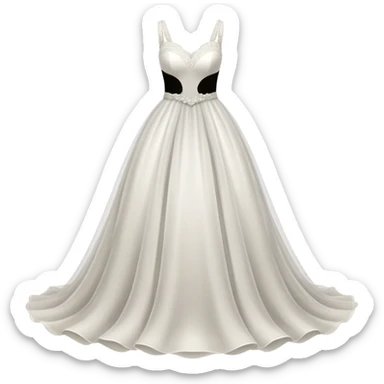 Robe mariage sticker