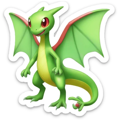 Full body shiny Flygon-grovyle sticker