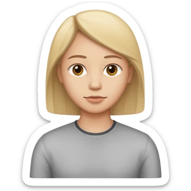 un émojis pour montrer qu'on doit redresser son dos sticker