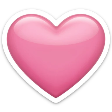 glossy, pink heart frutiger aero style sticker