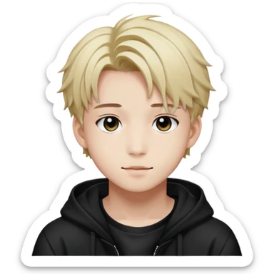 Un emoji cu felix din stray kids  sticker