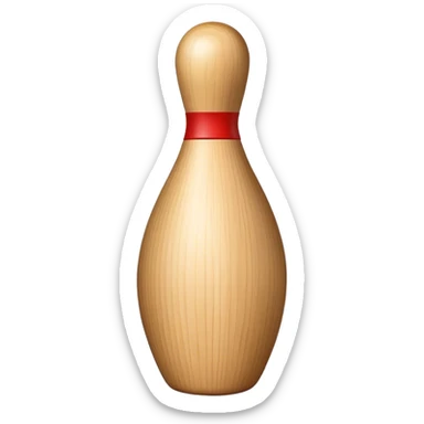 a bowling pin sticker