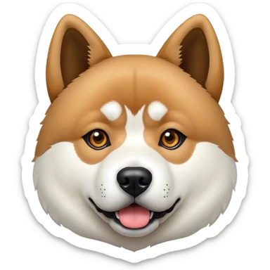 Dog Akita  sticker