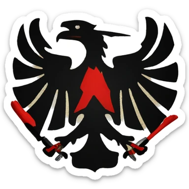 Albanian symbol sticker
