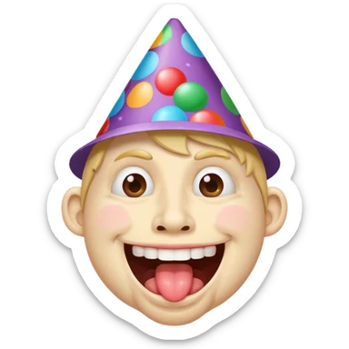 Uma junção destes dois emojis 🤪🤤 sticker