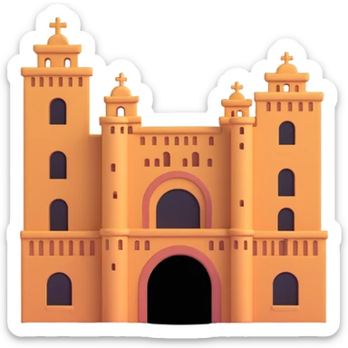 Chan Chan adobe city walls, Chimu architecture sticker