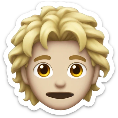  Emoji that resembles the stone hashira from demon slayer sticker
