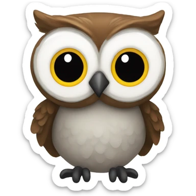 Búho sticker
