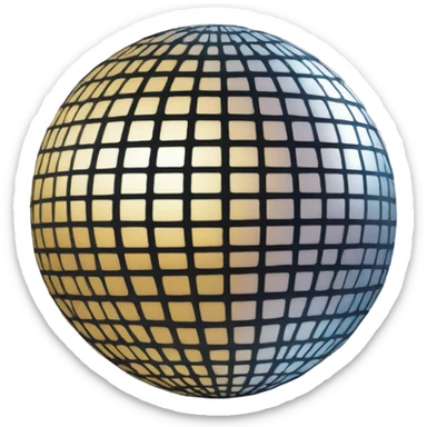 disco ball sticker