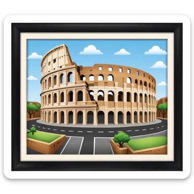colosseum rome  2D sticker