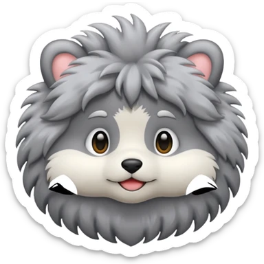 Sprunki gray sticker